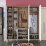 Hanah Home Recibidor EA129 - 2797 Nogal y Blanco